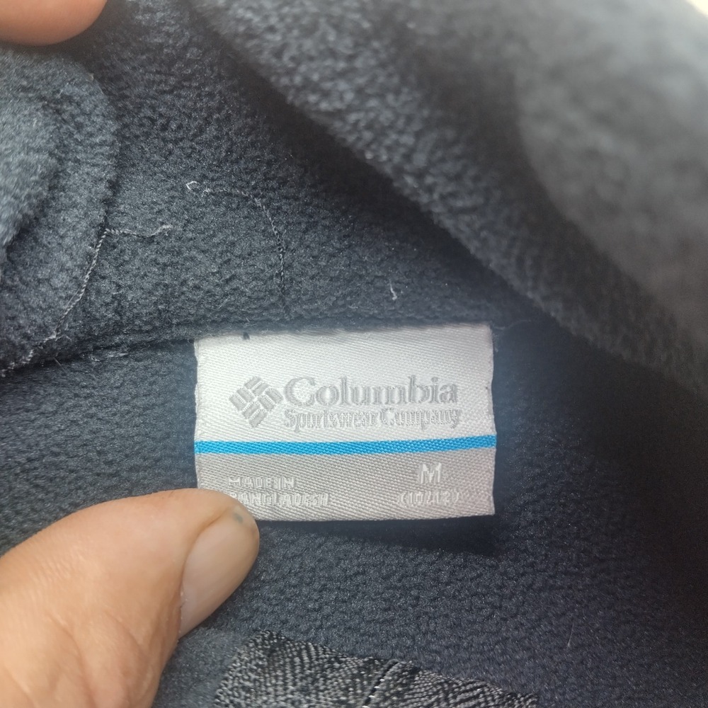 Columbia Kids Black Fleece Full Zip Jacket Size M 10/12 0355 - Picture 2 of 8